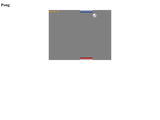 pong screenshot