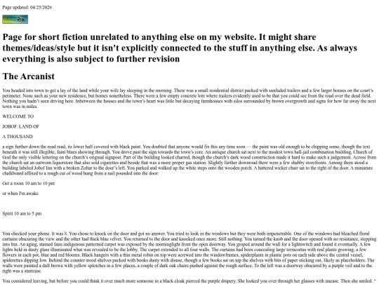 shortfiction screenshot