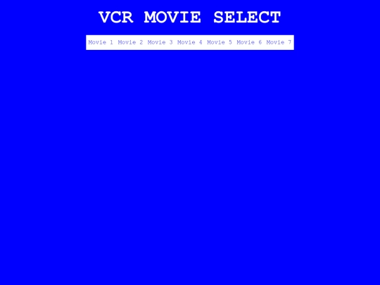 vcr_movie_select_screen screenshot