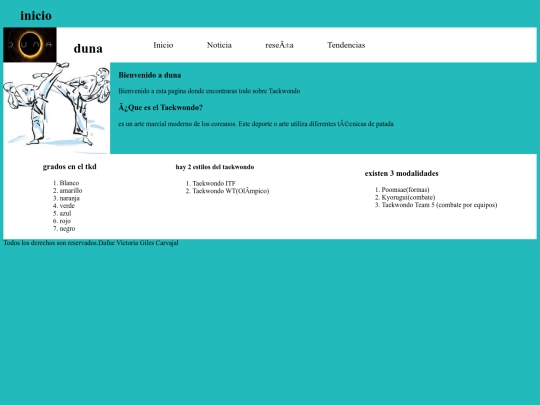 dafne/inicio screenshot