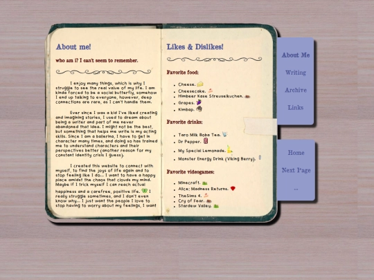 about-me screenshot