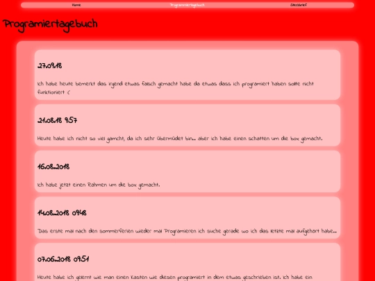 tagebuch screenshot