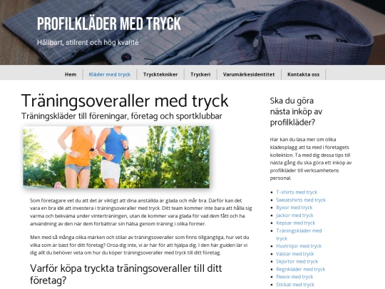 en/Träningskläder screenshot