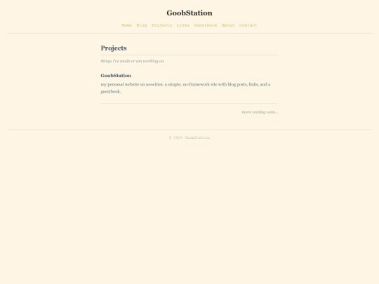 projects screenshot