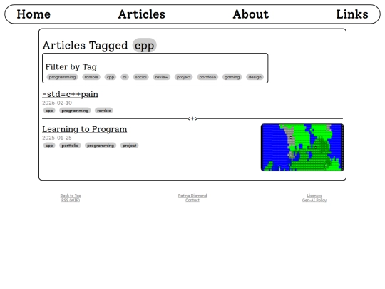 tag/cpp screenshot