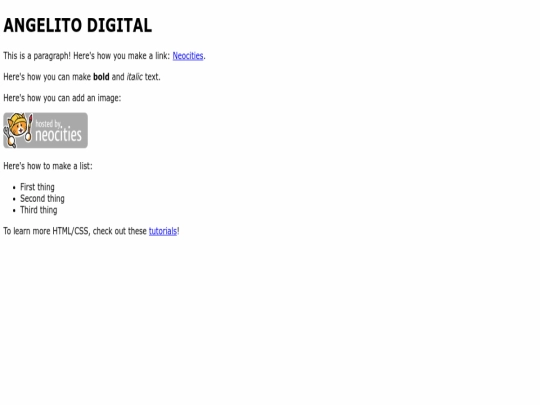 index screenshot