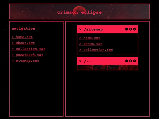 sitemap screenshot