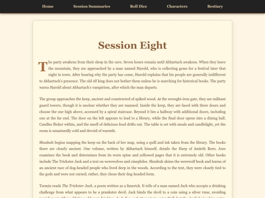 sessioneight screenshot