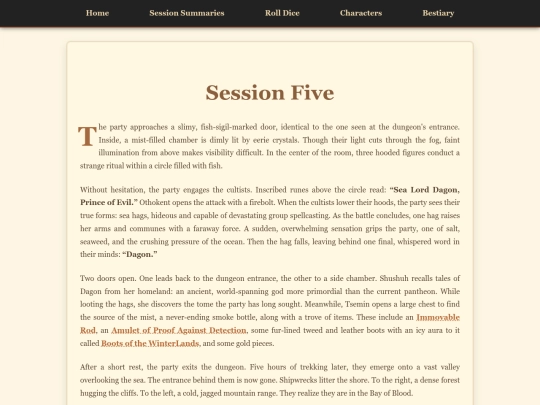 sessionfive screenshot