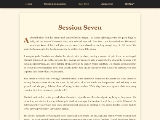sessionseven screenshot