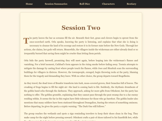 sessiontwo screenshot