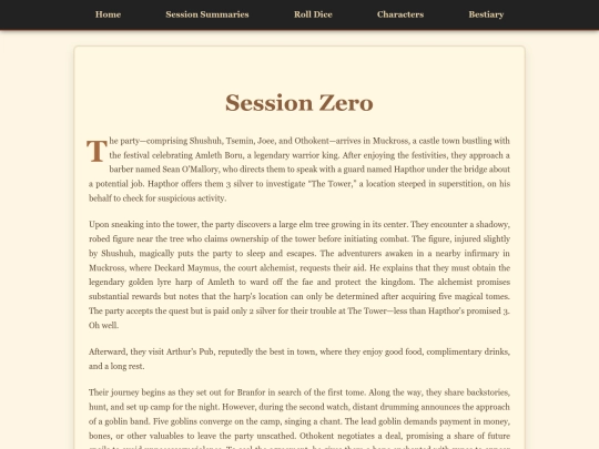 sessionzero screenshot
