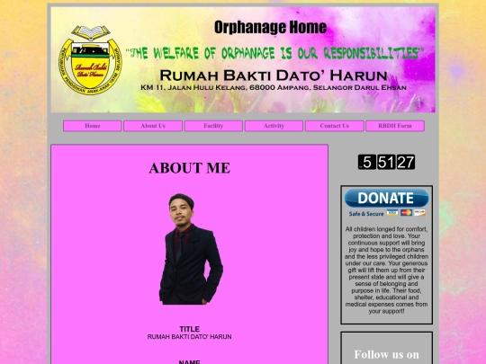 aboutme screenshot