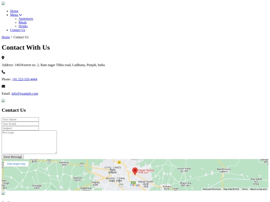 contactus screenshot