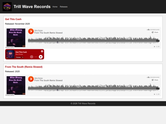 releases screenshot