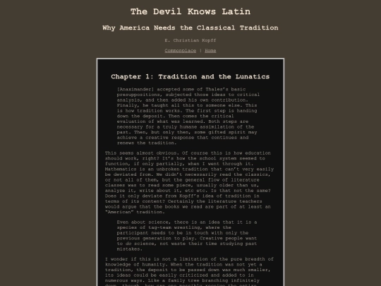 commonplace/tdkl screenshot