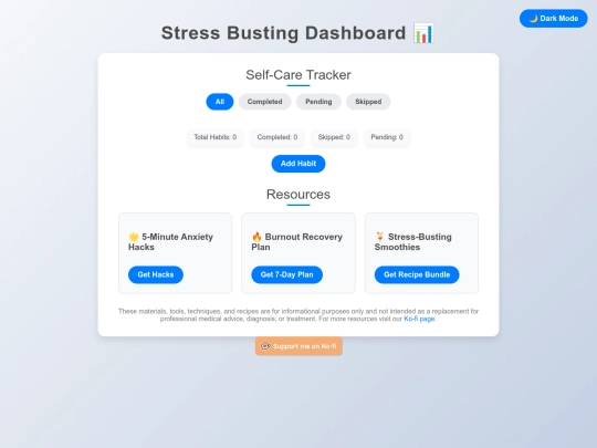 stressbustingdashboard/stressbustingdash screenshot