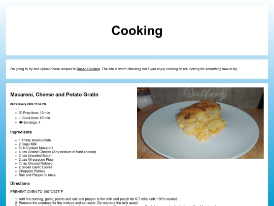 cooking screenshot