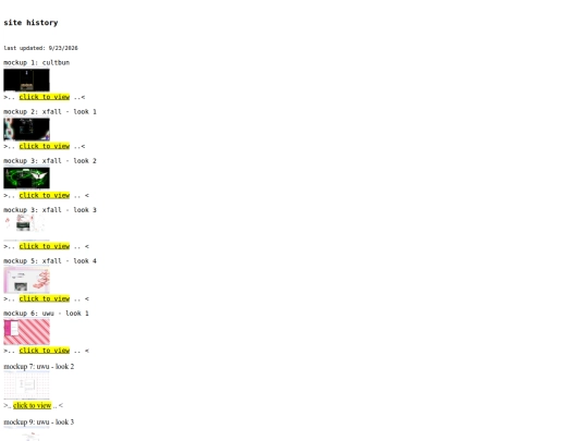history screenshot