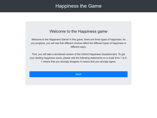 happiness screenshot