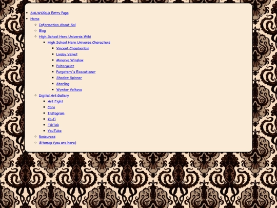 sitemap screenshot