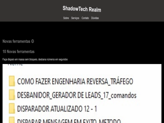 index screenshot