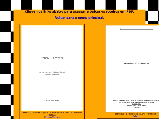 roteiros screenshot