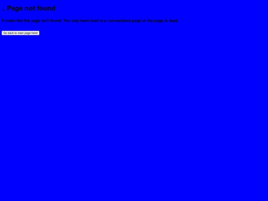 not_found screenshot