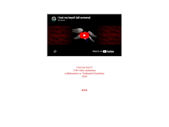 works/ilostmykeys screenshot