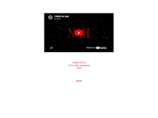 works/ithinkimlost screenshot