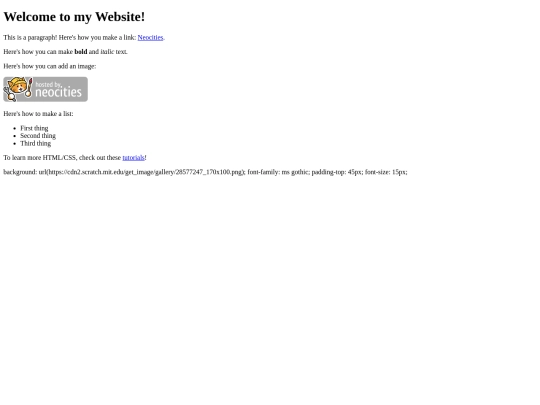 index screenshot