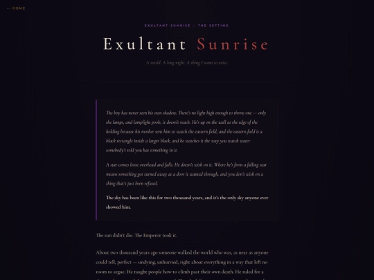 exultant-sunrise-landing screenshot