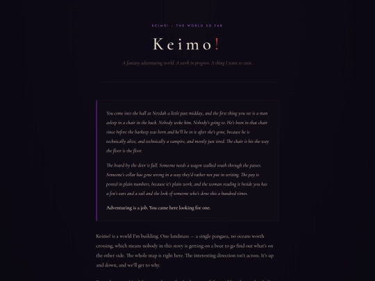 keimo-landing screenshot