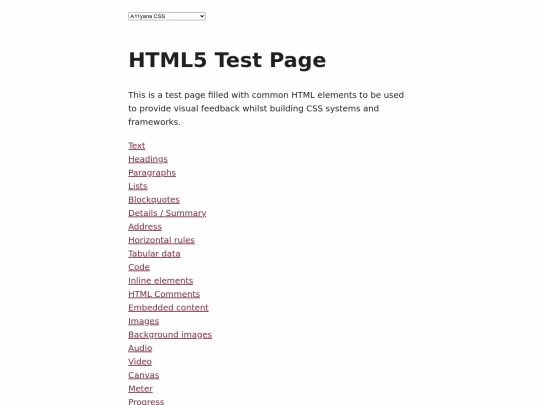 NewWeb/html5test screenshot