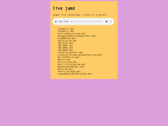 SIGINT/LiveJamz screenshot