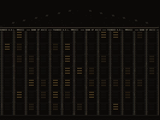 pieces/bank_of_ascii screenshot