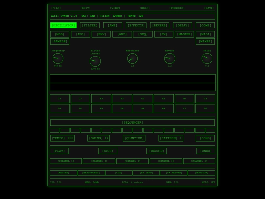 tests/textlivedaw screenshot