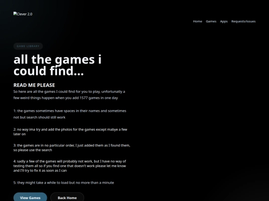games screenshot