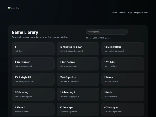 library screenshot