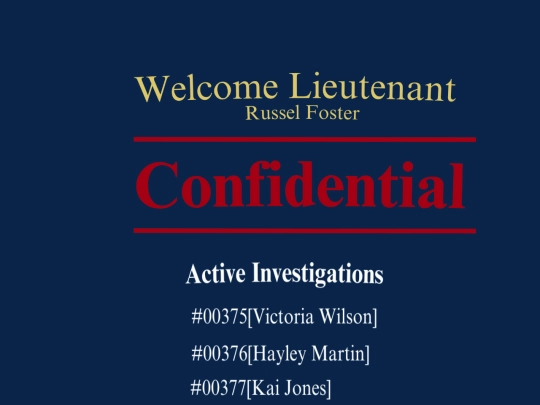 police/database screenshot