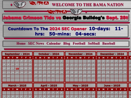 CALENDER screenshot