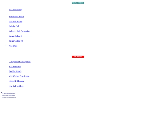 USWEST/toc screenshot