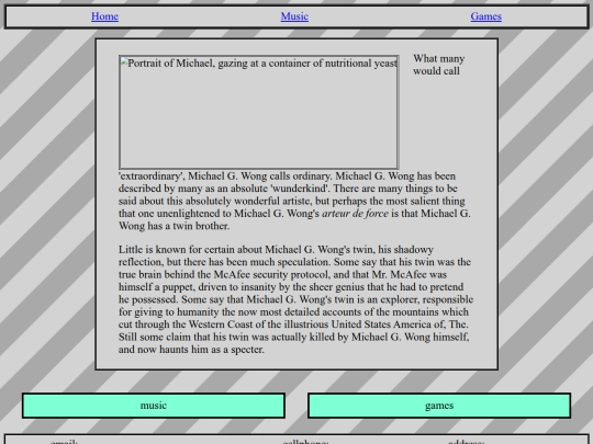 aboutme-fancy screenshot