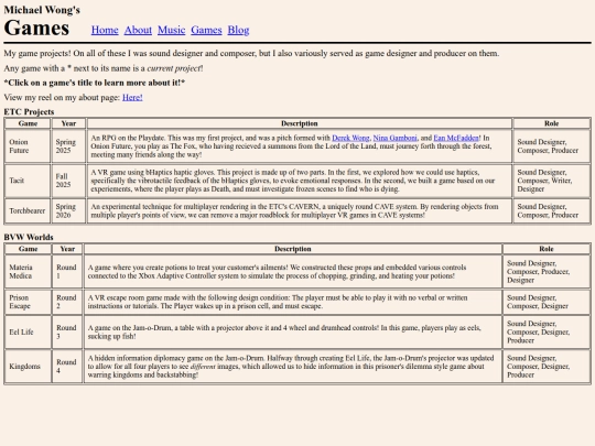 games screenshot