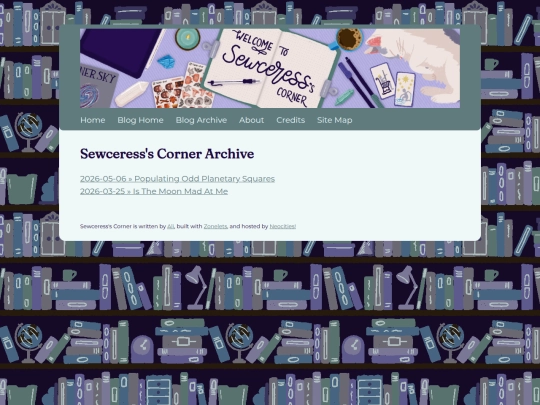 blog/archive screenshot