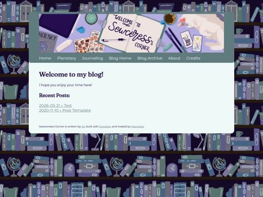 blog screenshot