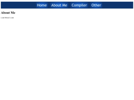 aboutme screenshot