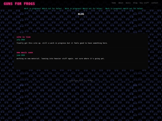 blog screenshot