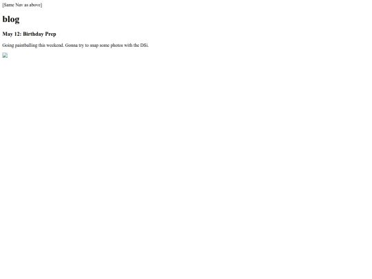 blog screenshot