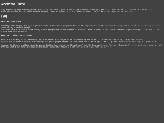 archiveinfo screenshot